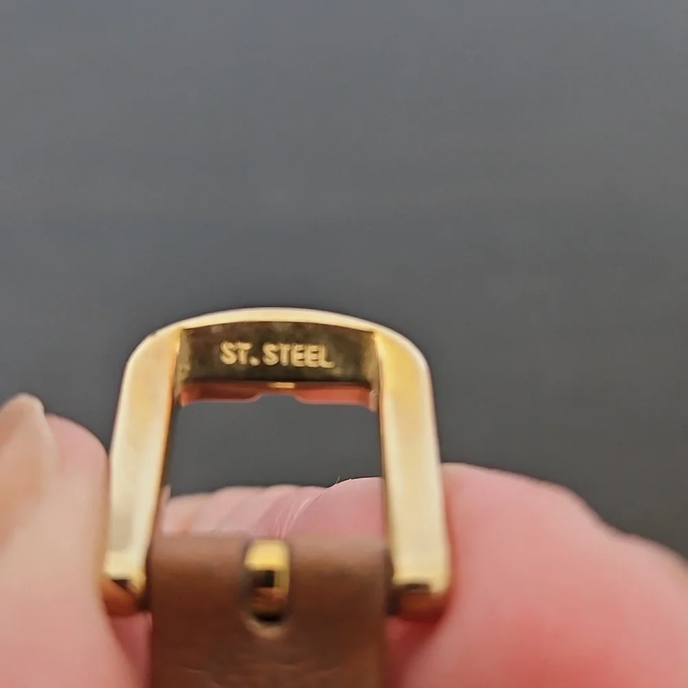 ♠️Kate Spade New York Holland 3-Hand Brown Leather Watch